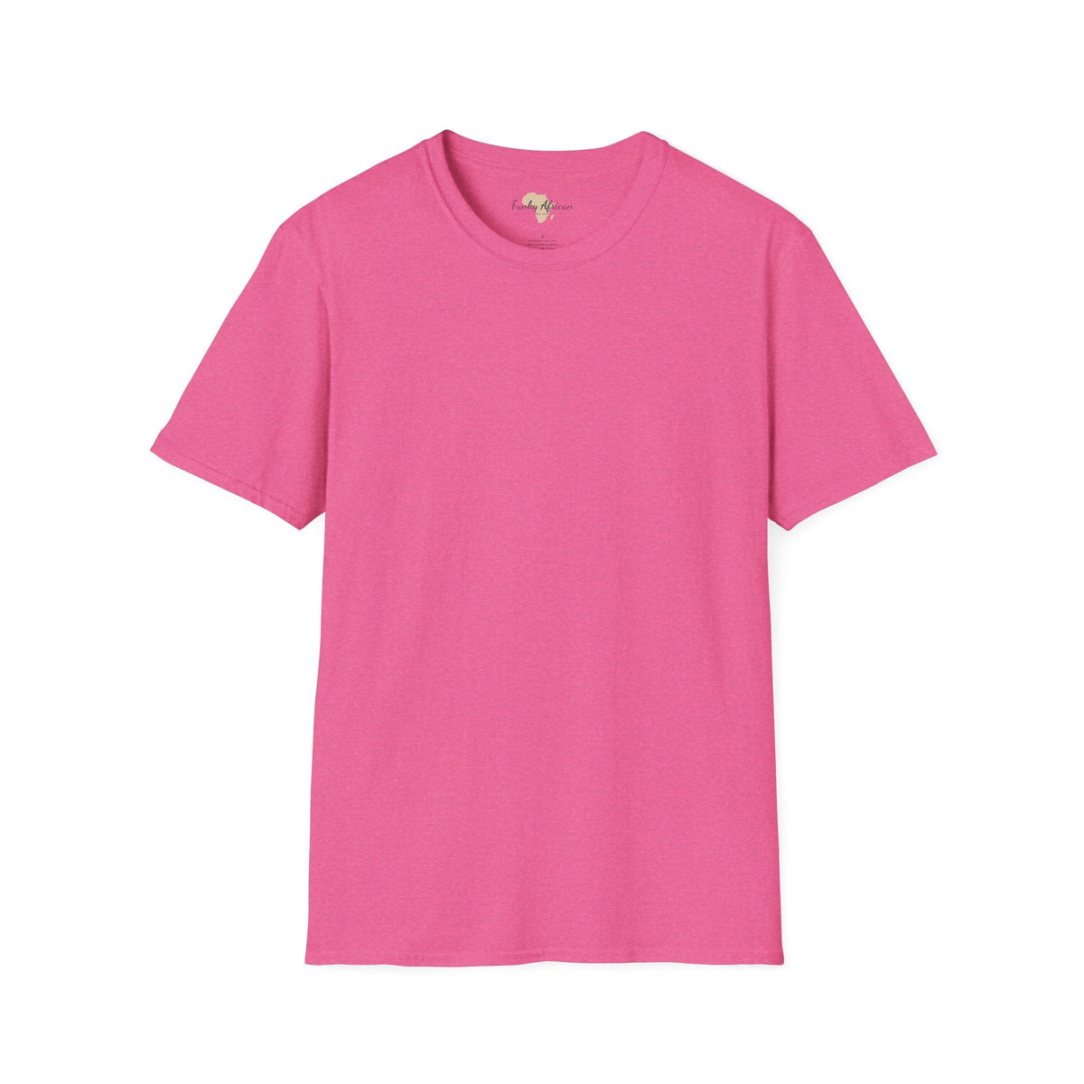 Blank unisex softstyle tee Funky African
