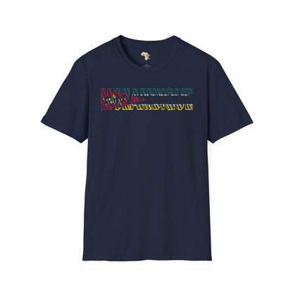 Mozambique text unisex softstyle tee