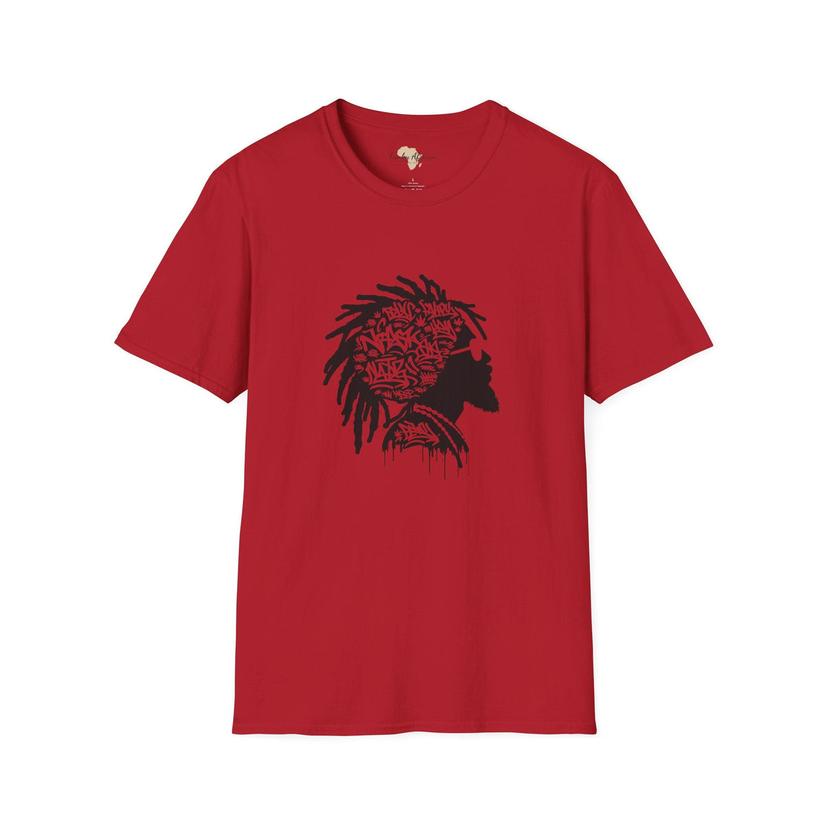 Funky graffiti unisex softstyle tee Funky African