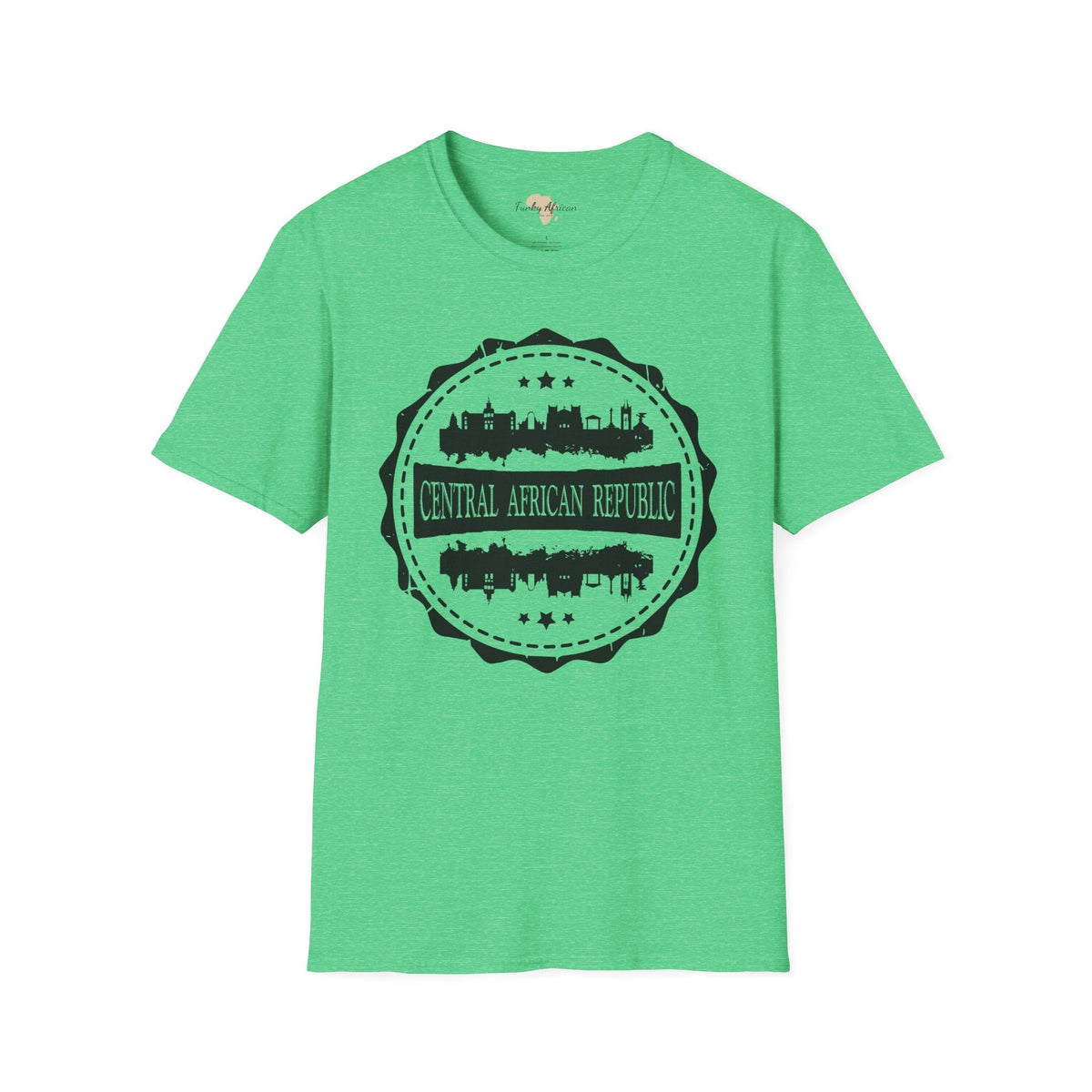 Central African Republic Stamp unisex tee Funky African