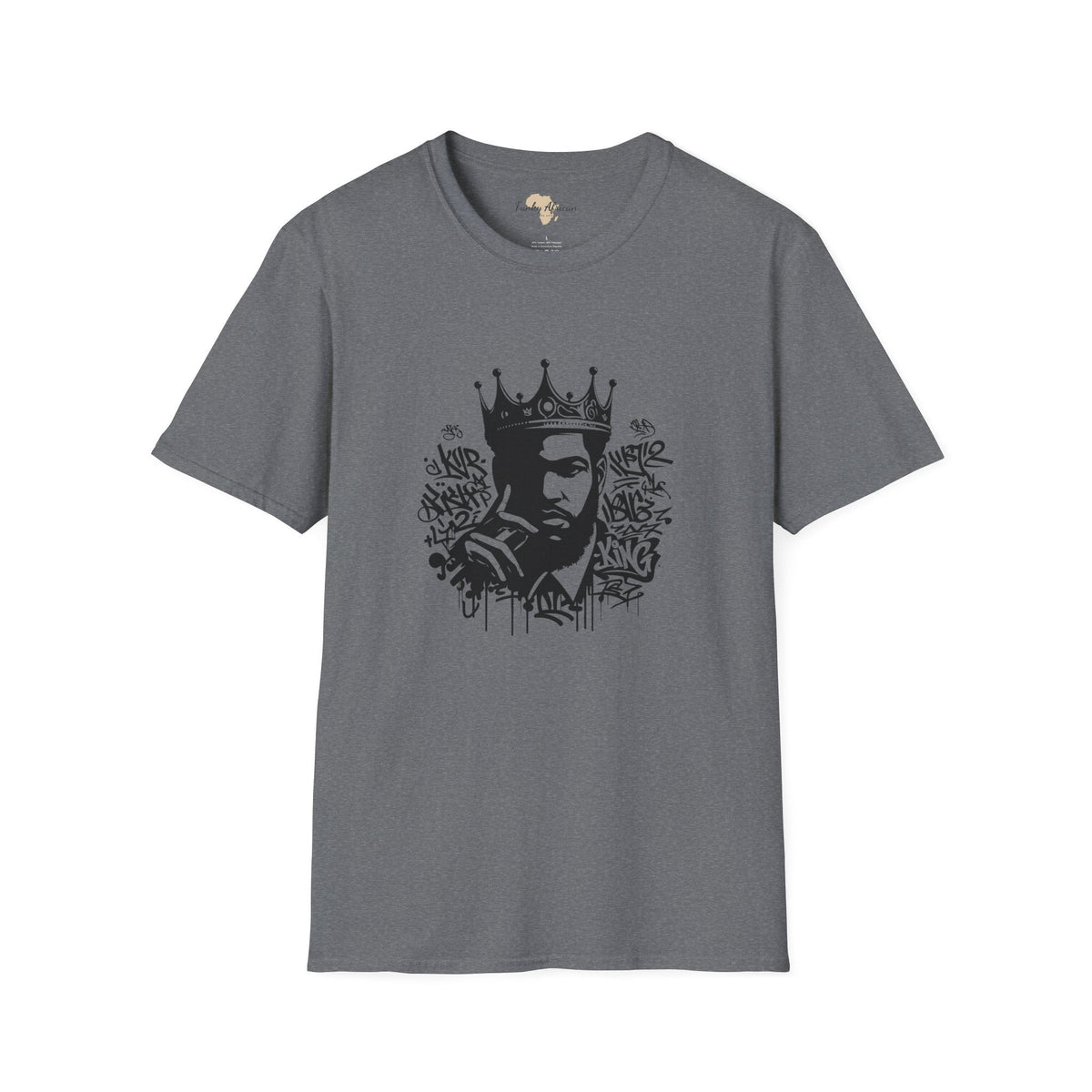 African King graffiti unisex softstyle tee Funky African