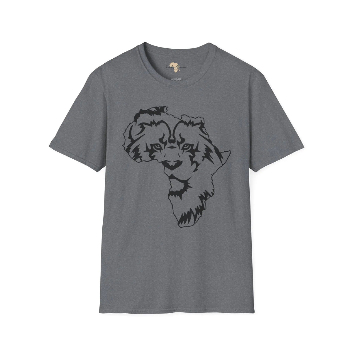 African map graffiti unisex softstyle tee Funky African
