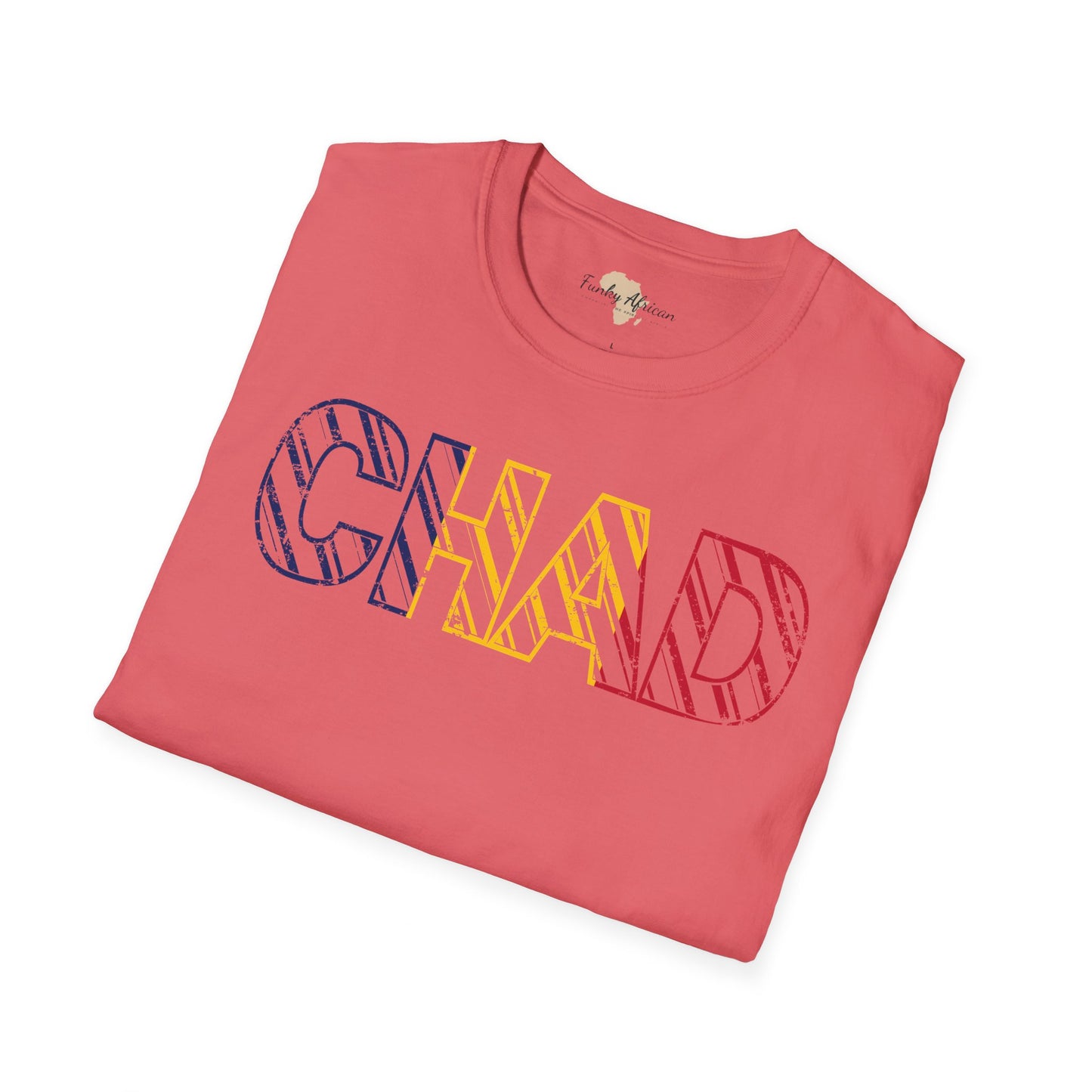 Chad text unisex softstyle tee