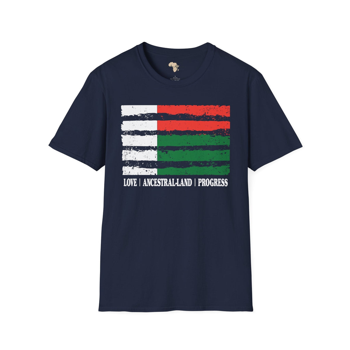 Madagascar strip unisex softstyle tee Funky African