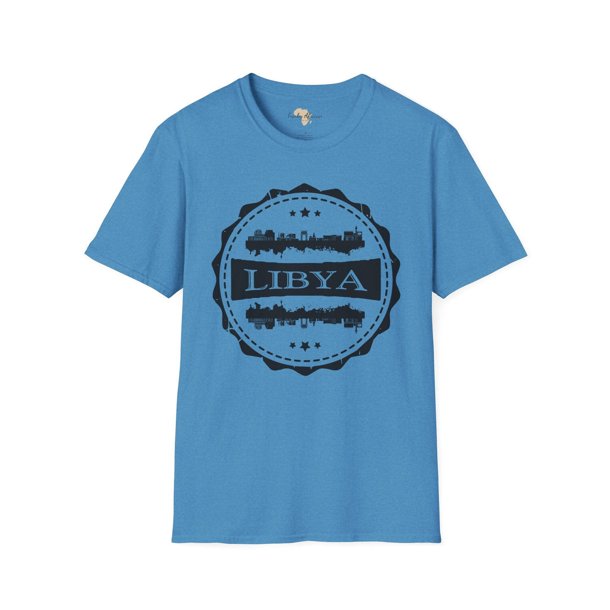 Libya Stamp unisex tee Funky African