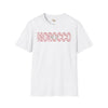 Morocco text unisex softstyle tee