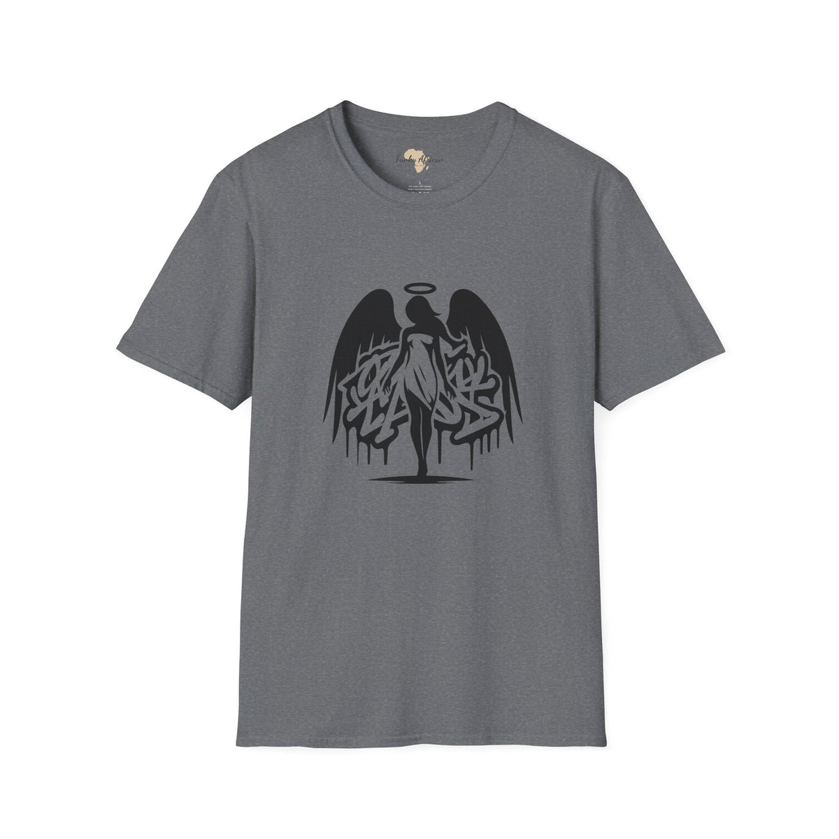 Angel graffiti unisex softstyle tee Funky African