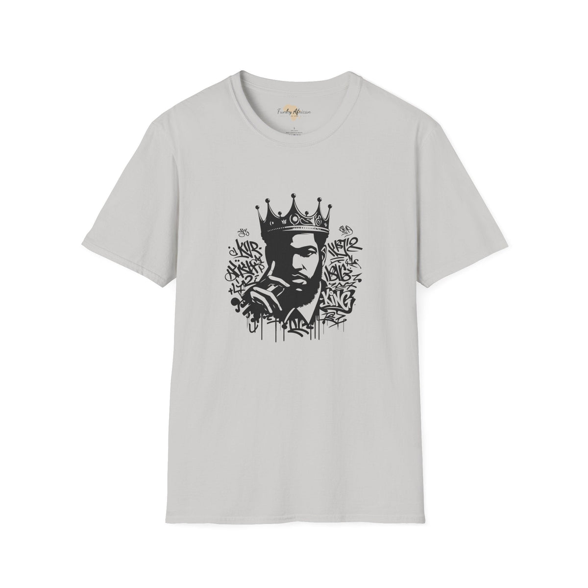 African King graffiti unisex softstyle tee Funky African