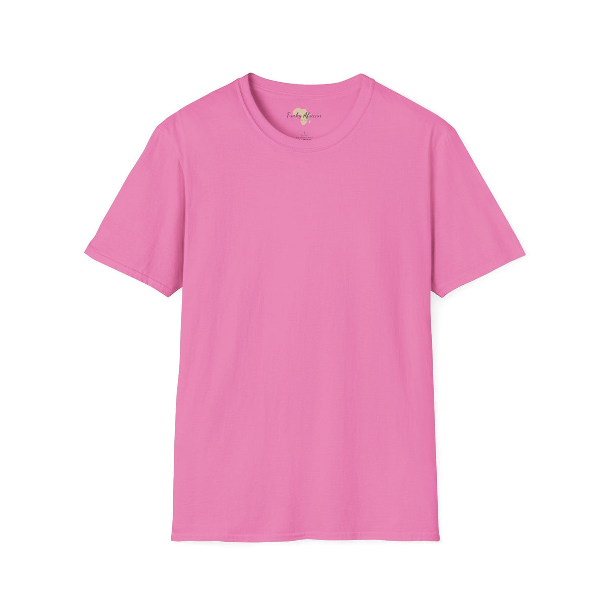 Blank unisex softstyle tee Funky African