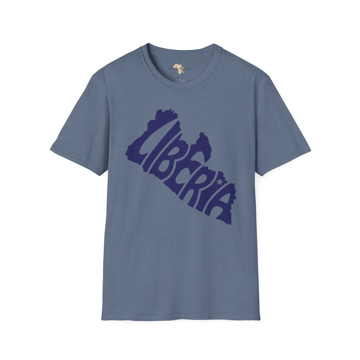 Liberia cut unisex softstyle tee Funky African
