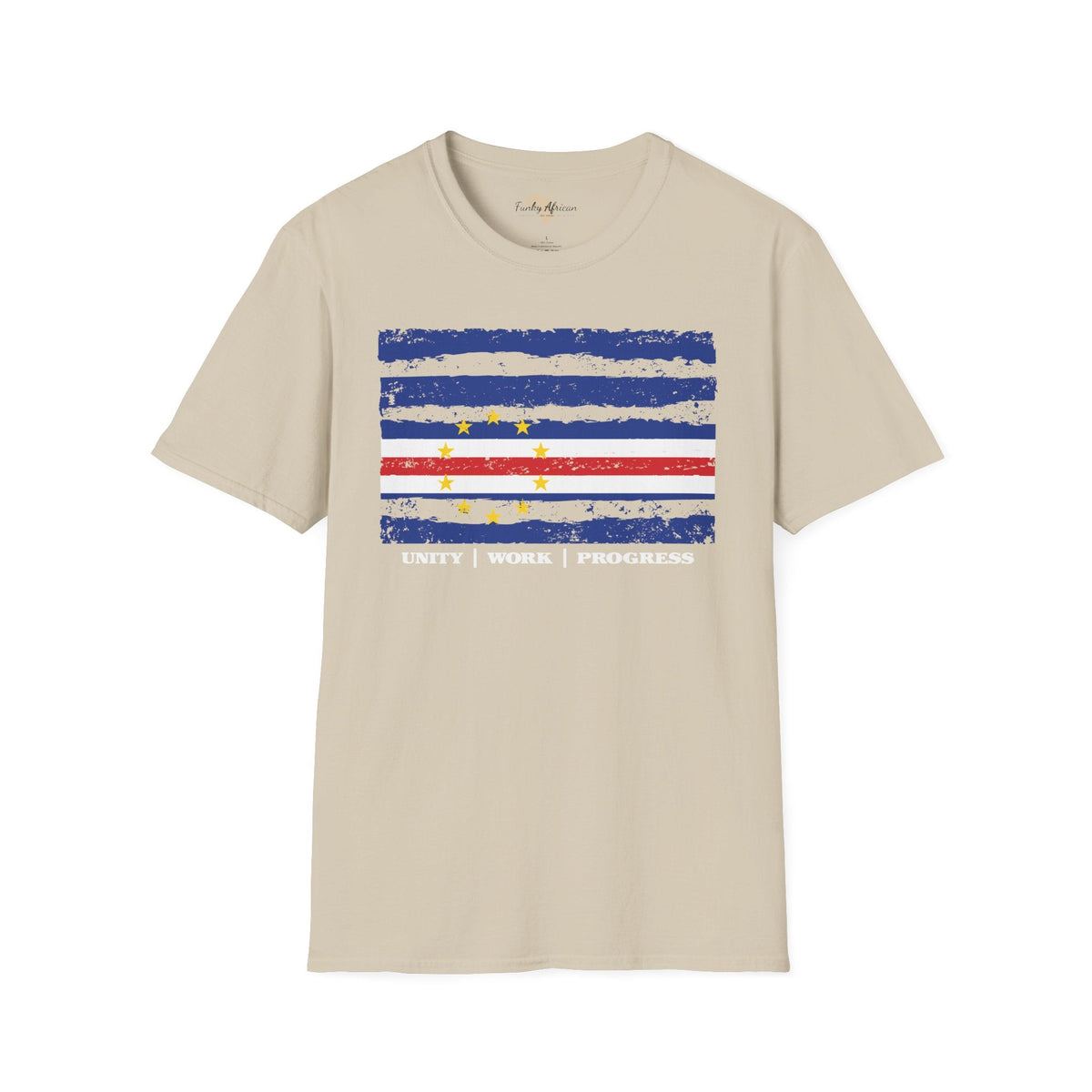 Cabo Verde strip unisex softstyle tee Funky African