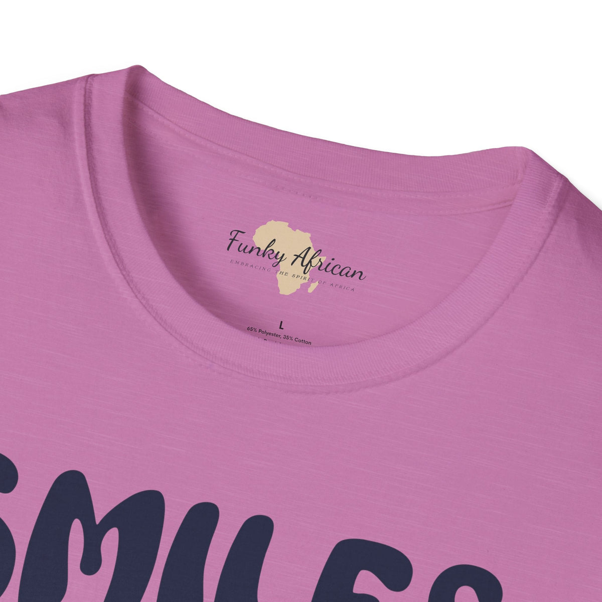 Smiles and happiness unisex softstyle tee Funky African