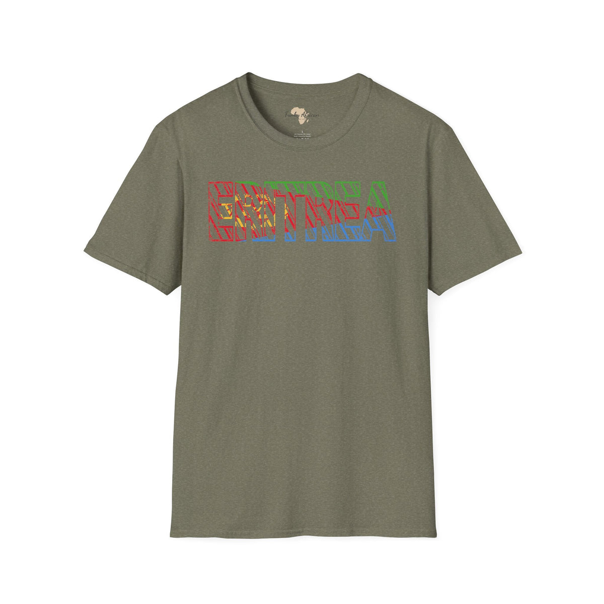 Eritrea text unisex softstyle tee Funky African