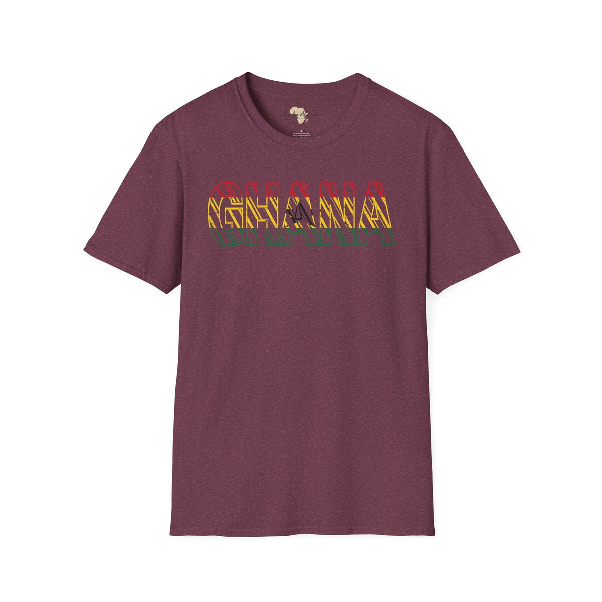 Ghana text unisex softstyle tee Funky African