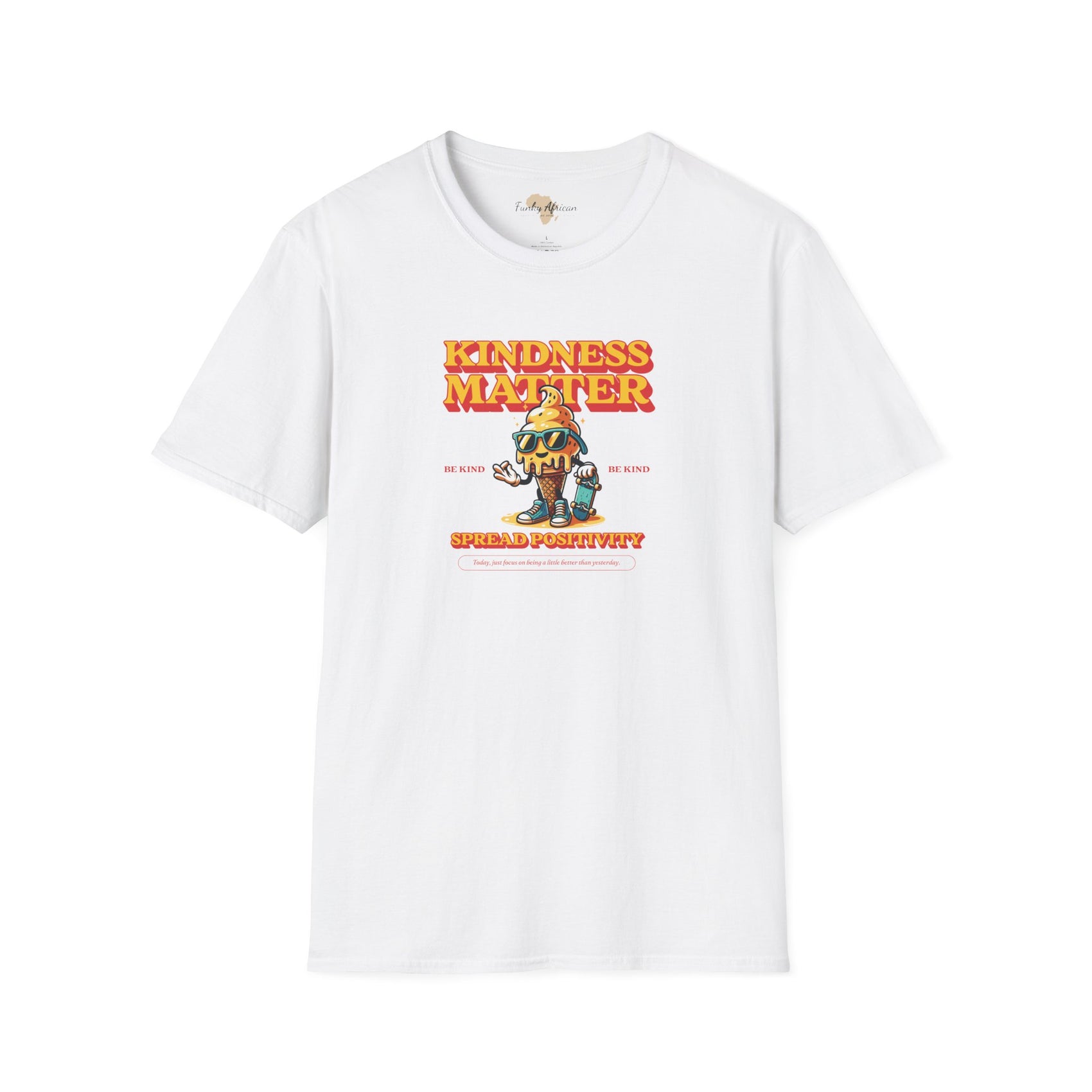 Kindness matter unisex softstyle tee Funky African
