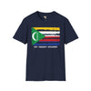 Comoros strip unisex softstyle tee