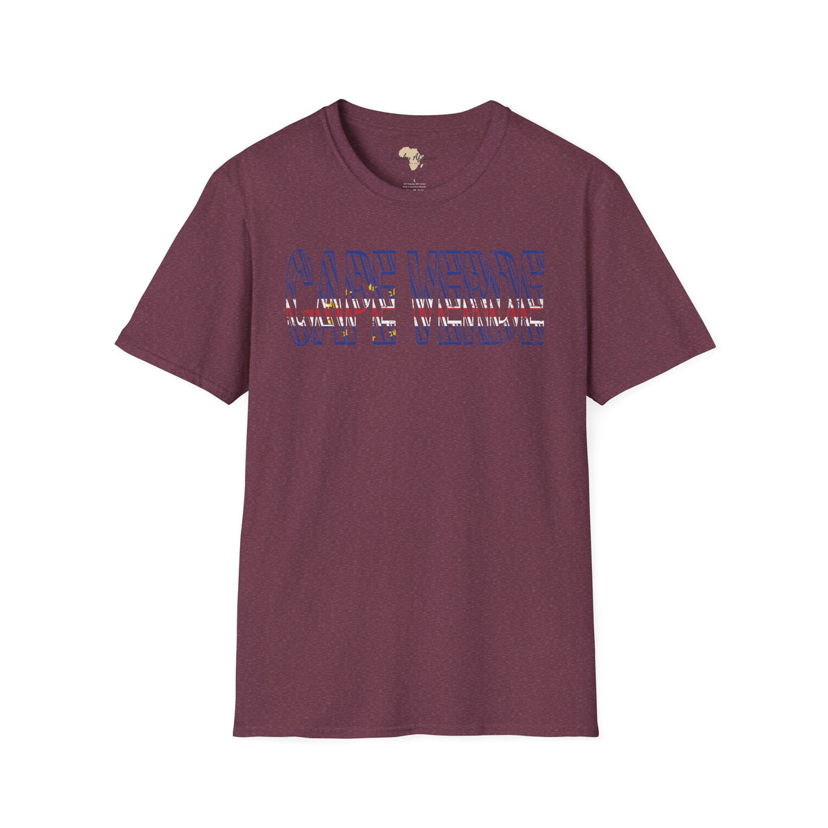 Cabo Verde text unisex softstyle tee Funky African