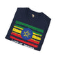 Ethiopia strip unisex softstyle tee