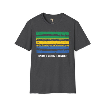Gabon strip unisex softstyle tee