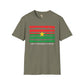 Burkina Faso strip unisex softstyle tee