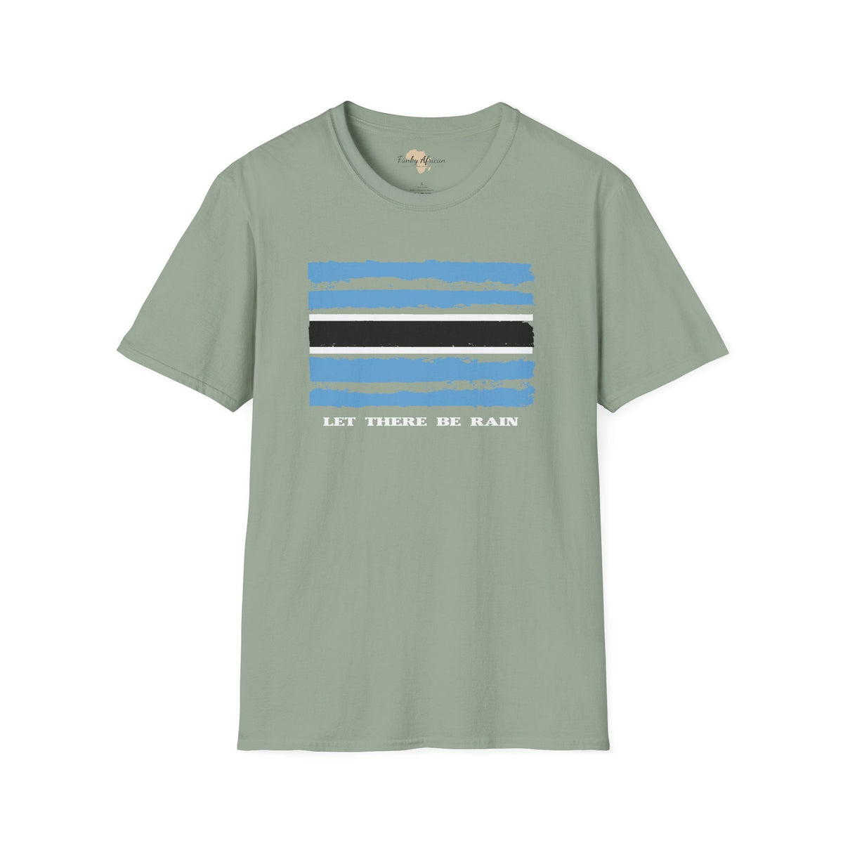 Botswana strip unisex softstyle tee Funky African