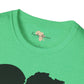 Love, Africa graffiti unisex softstyle tee
