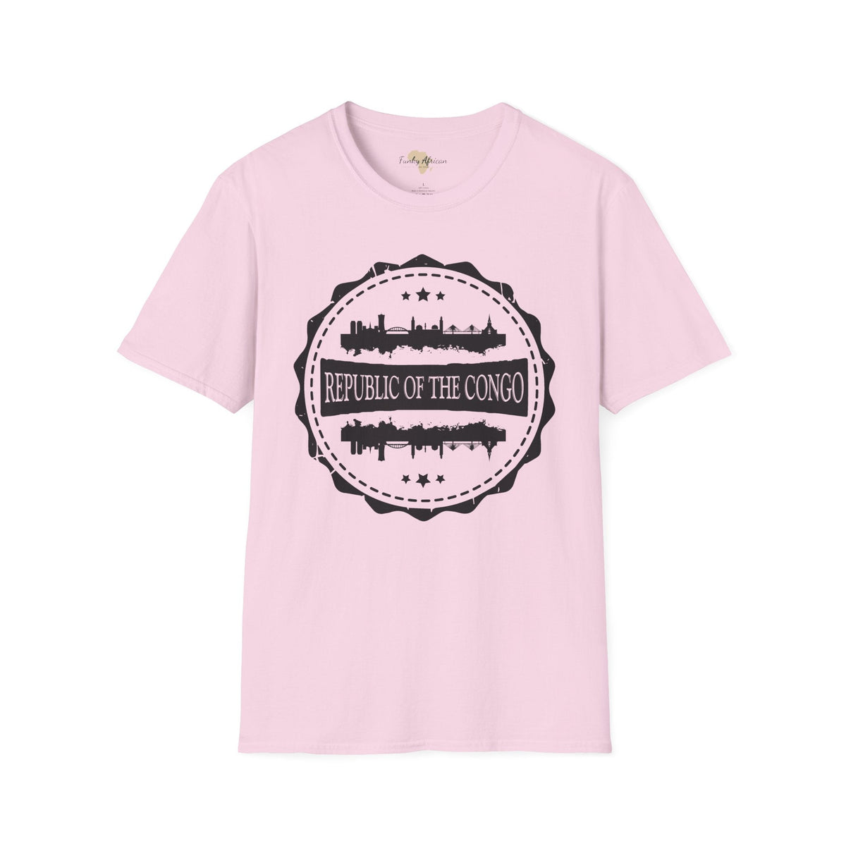 Republic of the Congo Stamp unisex tee Funky African