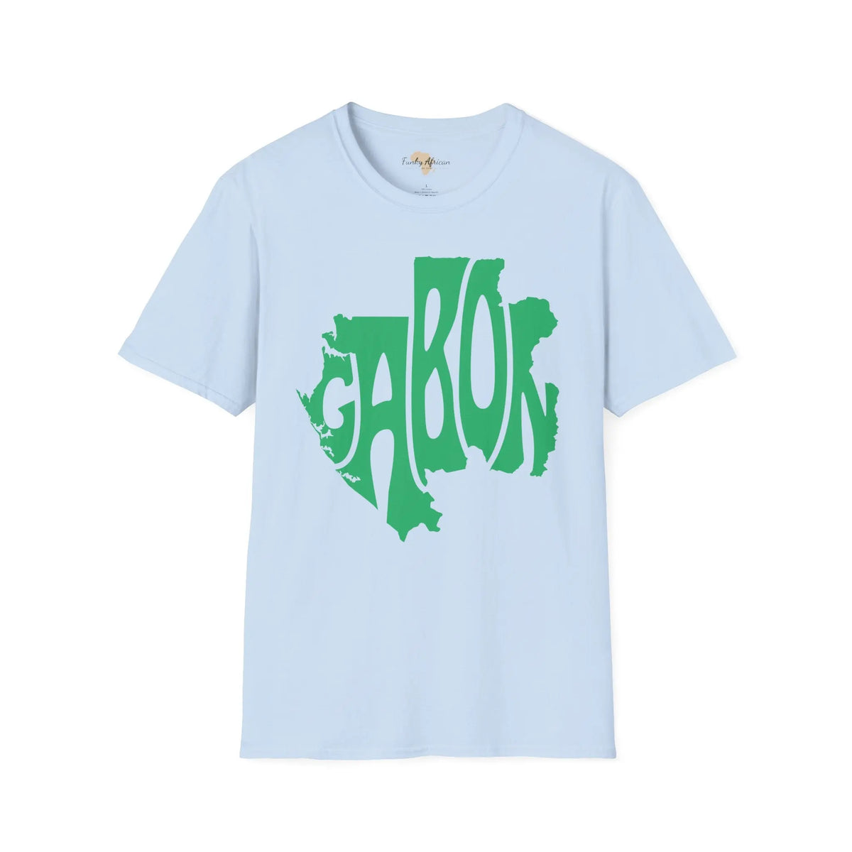 Gabon cut unisex softstyle tee Funky African