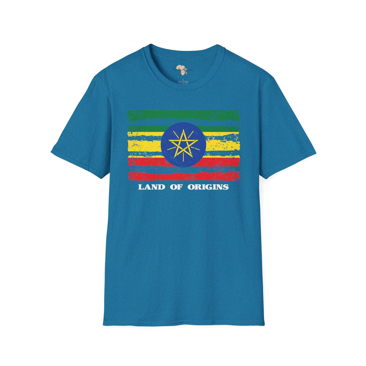 Ethiopia strip unisex softstyle tee Funky African