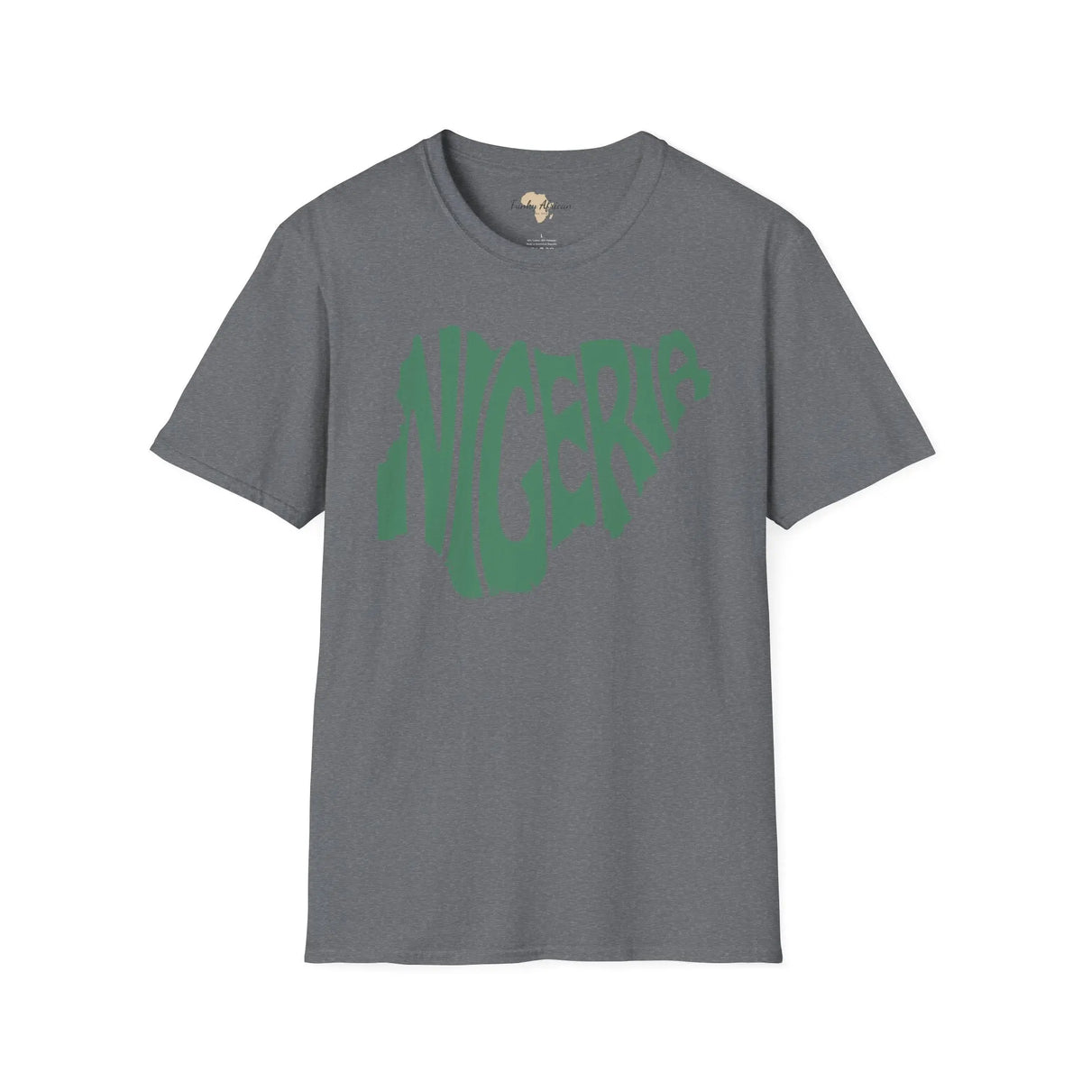 Nigeria cut unisex softstyle tee Funky African