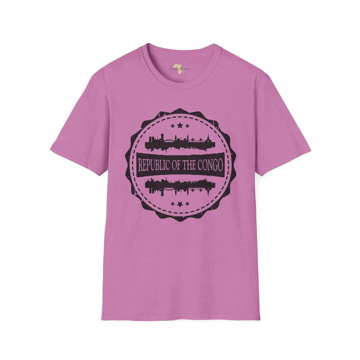 Republic of the Congo Stamp unisex tee Funky African