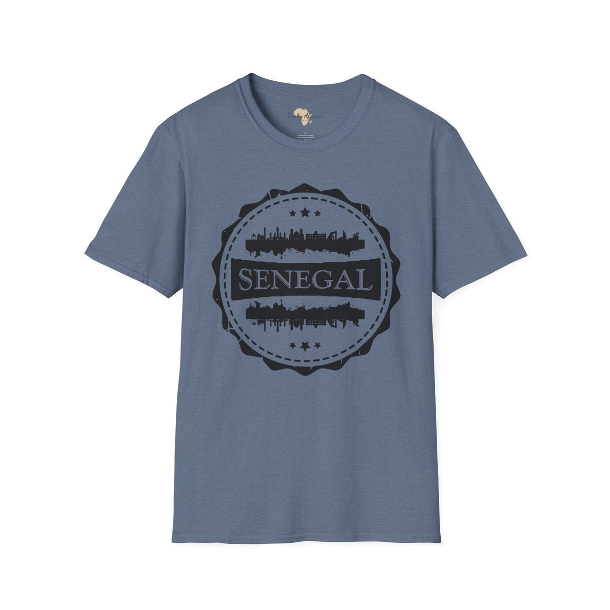 Senegal Stamp unisex tee Funky African