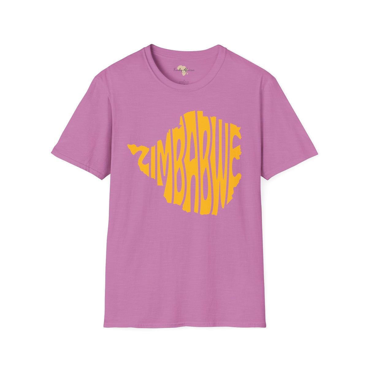 Zimbabwe cut unisex softstyle tee Funky African