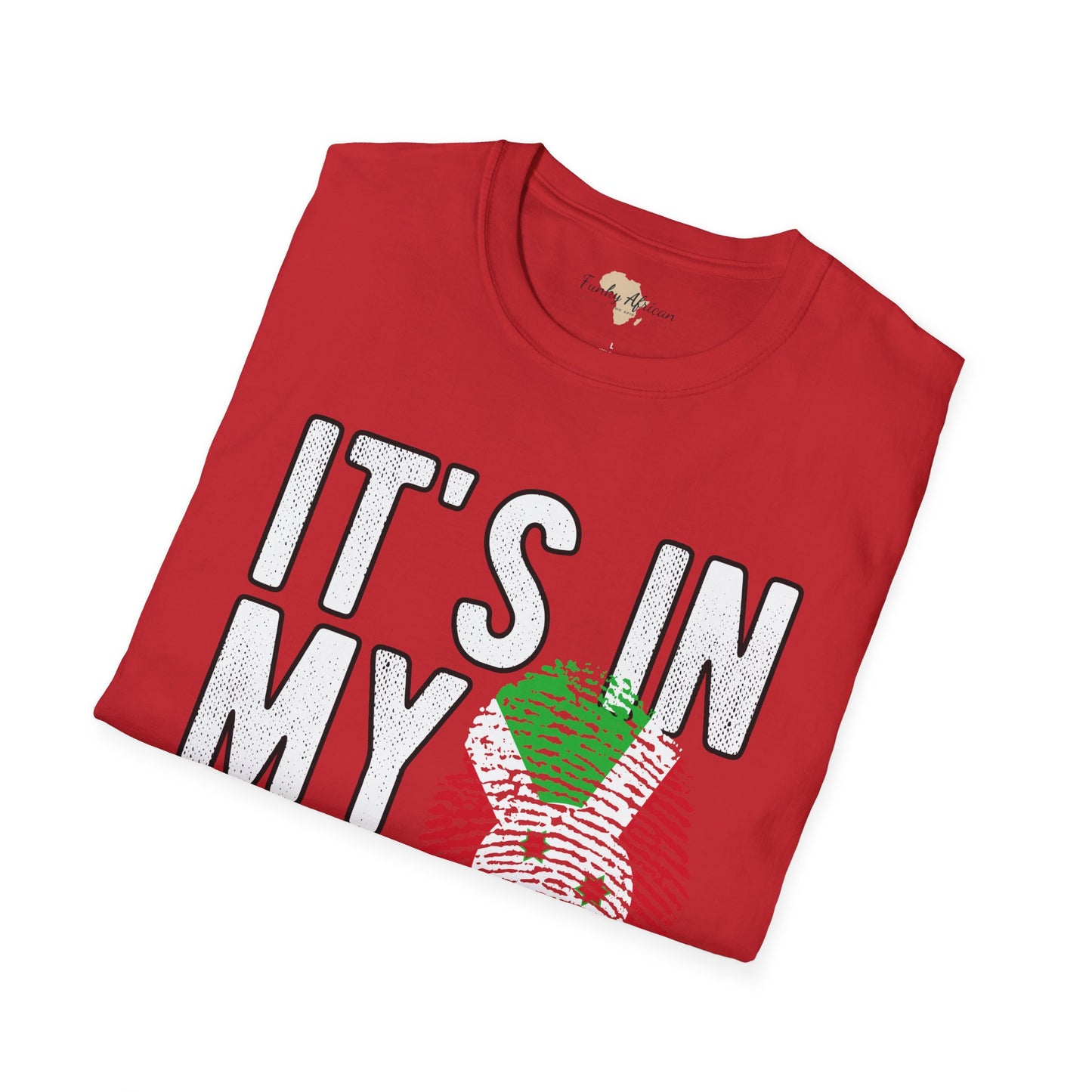it's in my DNA unisex tee - Burundi
