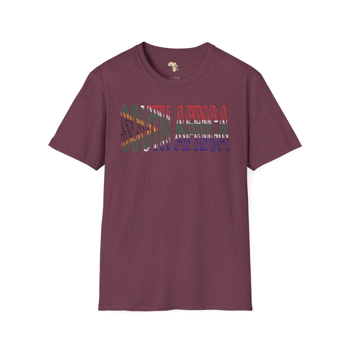 South African text unisex softstyle tee Funky African
