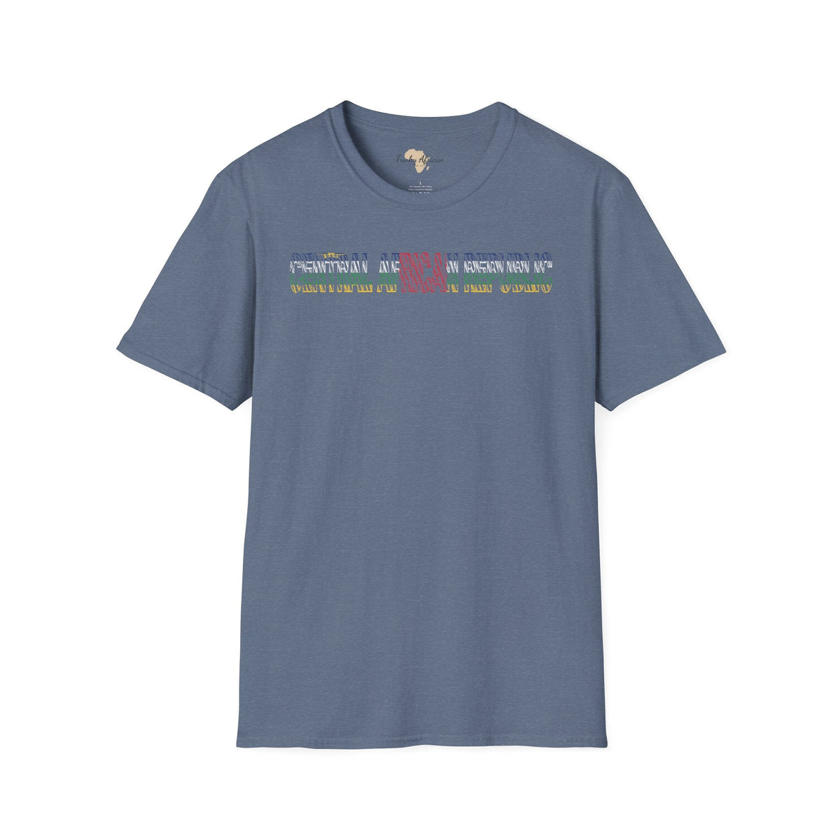 Central African Republic unisex softstyle tee Funky African