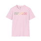Republic of the Congo text unisex softstyle tee