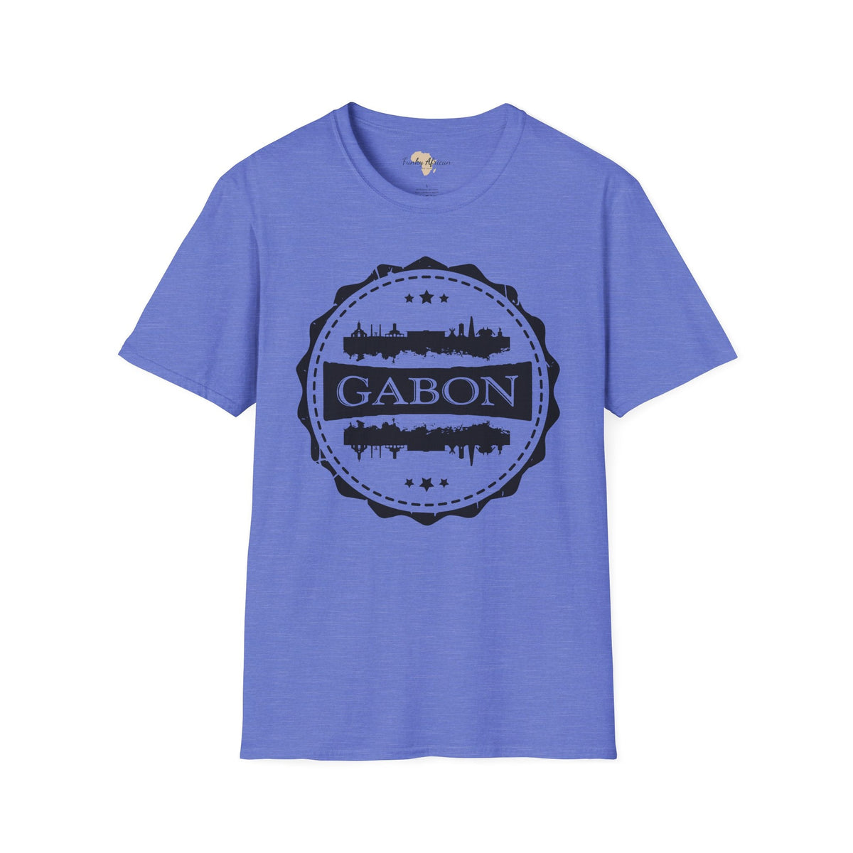 Gabon Stamp unisex tee Funky African