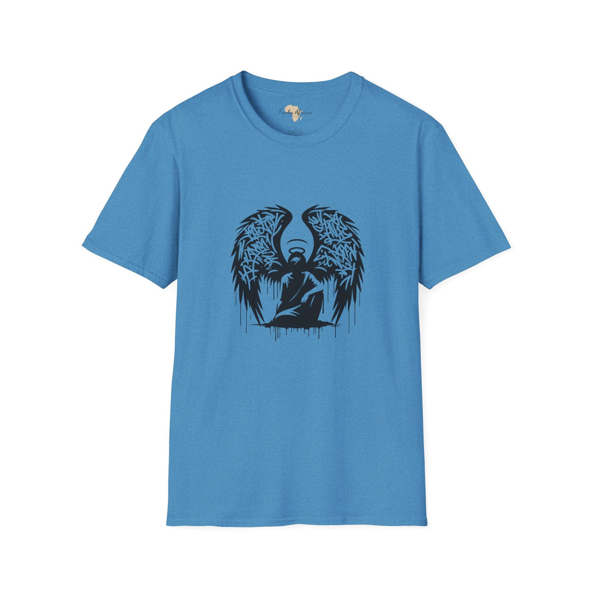 Angel graffiti unisex softstyle tee Funky African