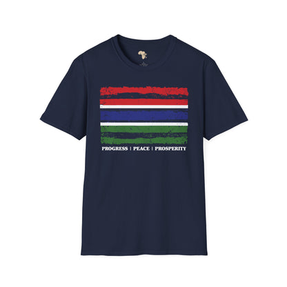 Gambia strip unisex softstyle tee