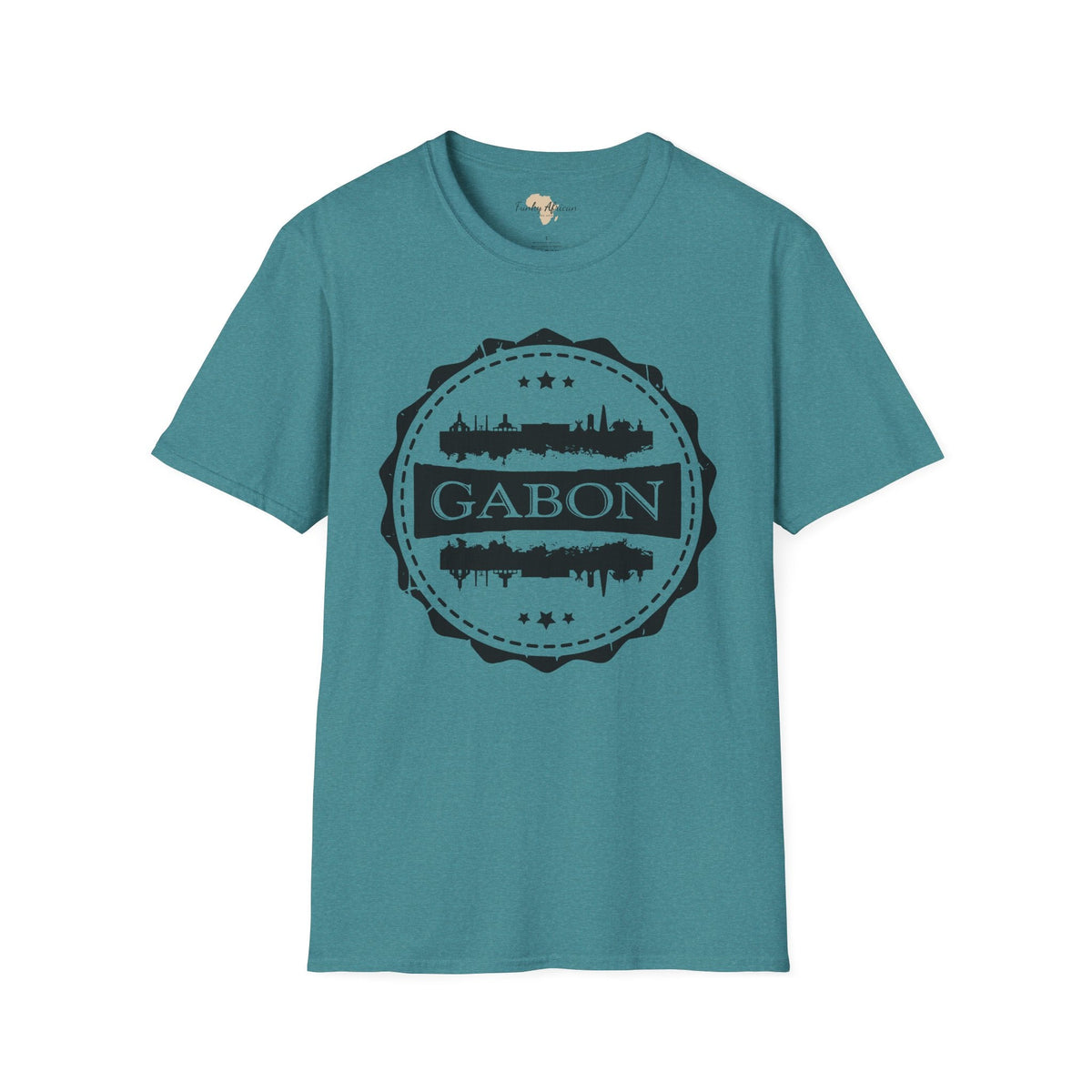 Gabon Stamp unisex tee Funky African