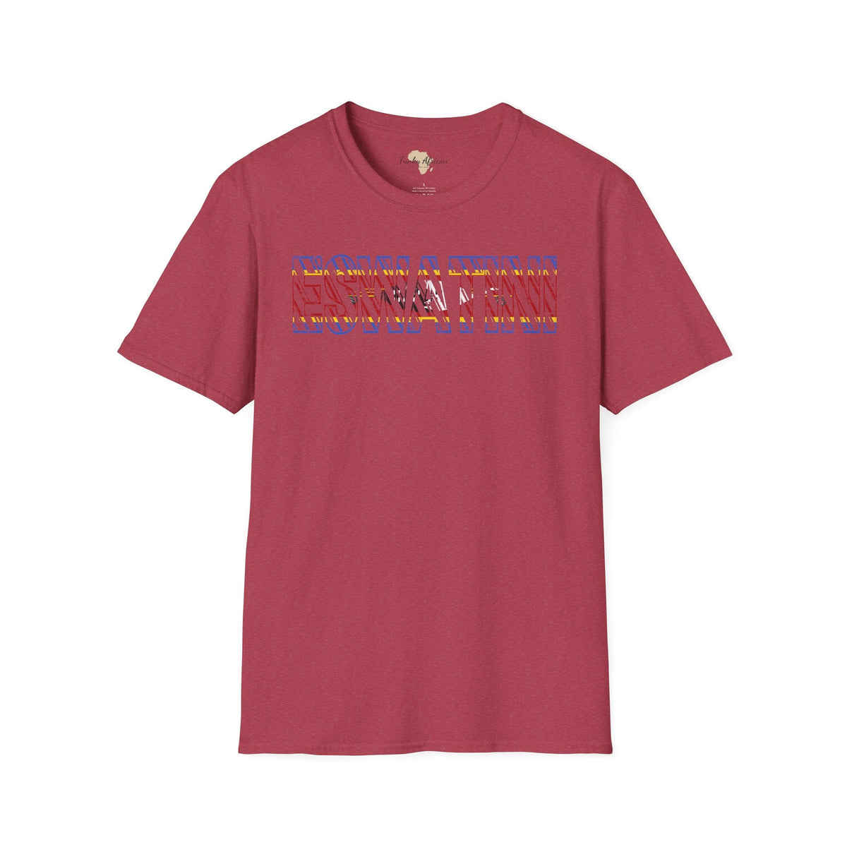 Eswatini text unisex softstyle tee Funky African