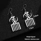 Adinkra Fashion Hollowed-out ear rings
