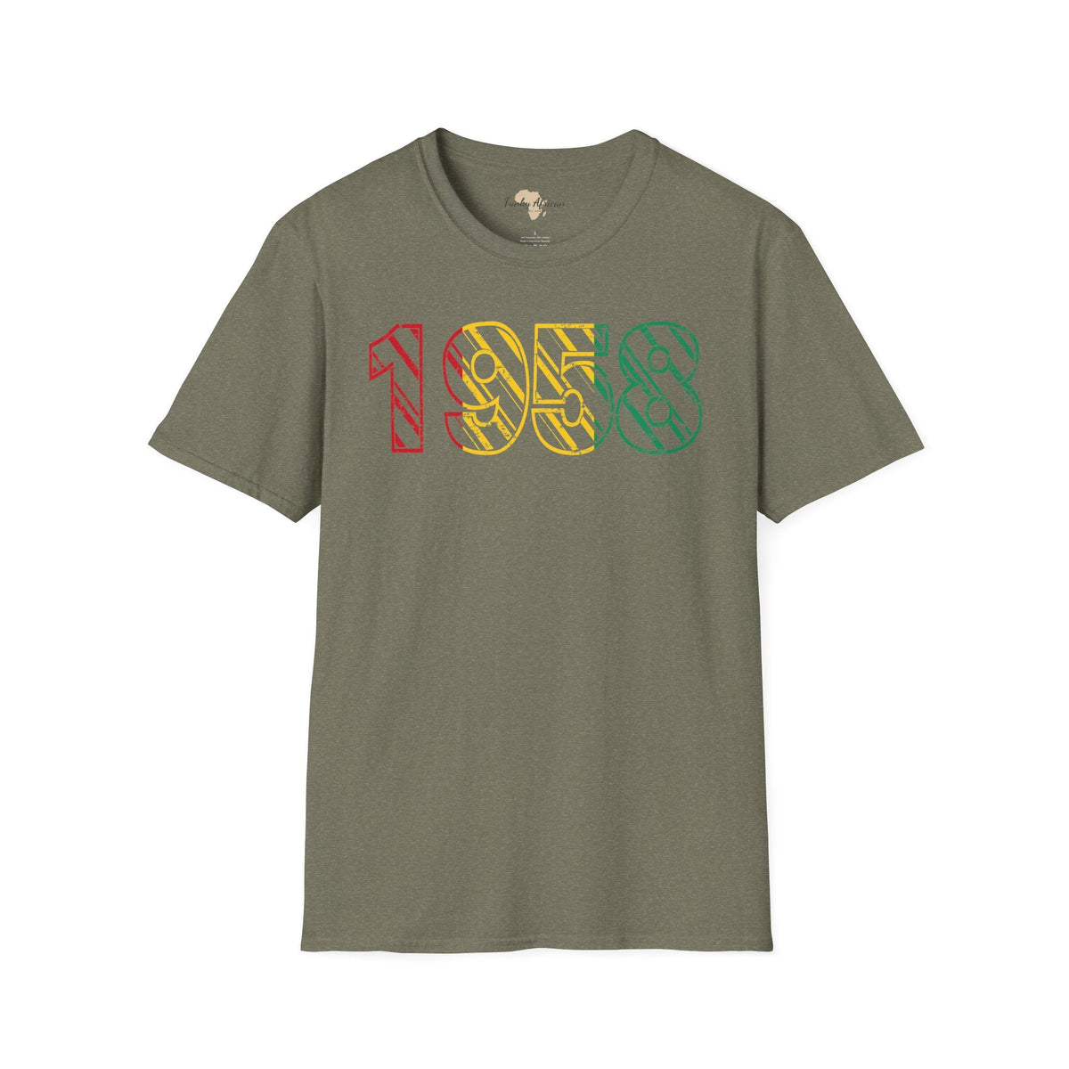 Guinean year unisex softstyle tee Funky African