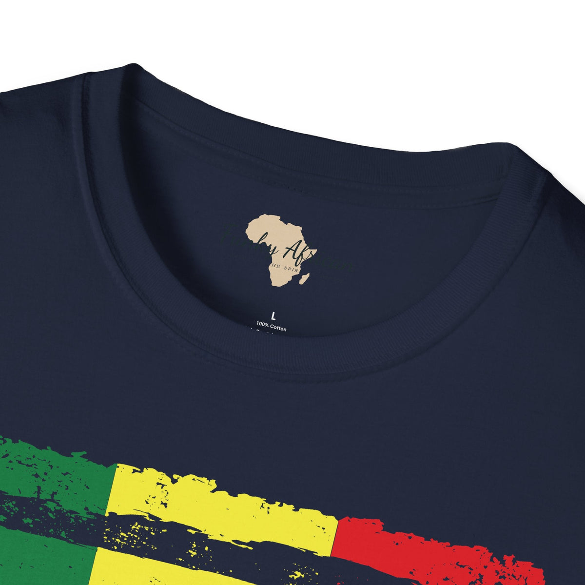 Senegal strip unisex softstyle tee Funky African
