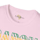 Gabon text unisex softstyle tee