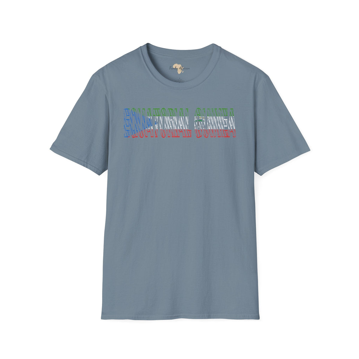 Equatorial Guinea text unisex softstyle tee Funky African