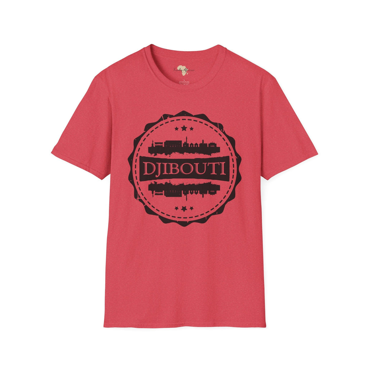 Djibouti Stamp unisex tee Funky African