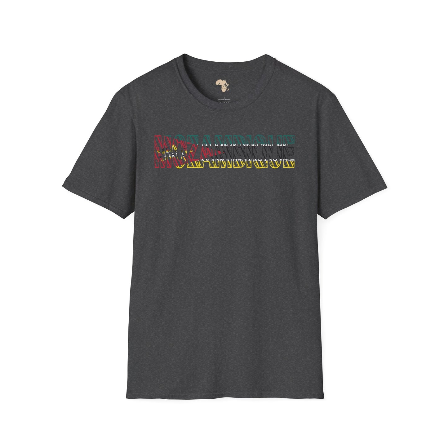 Mozambique text unisex softstyle tee