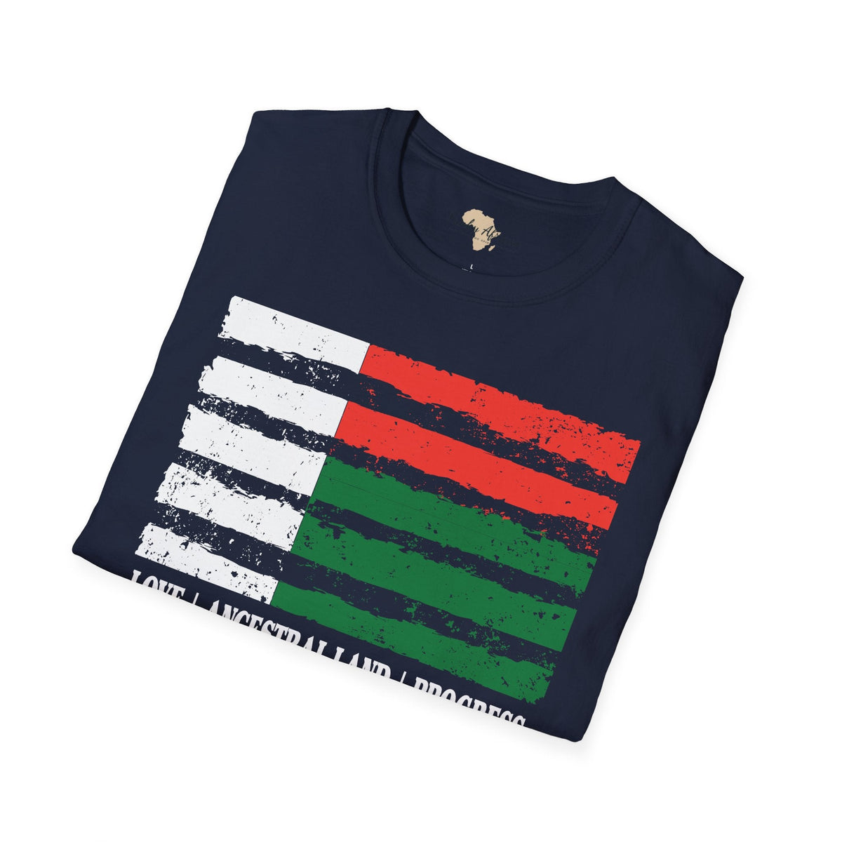 Madagascar strip unisex softstyle tee Funky African